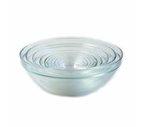 Duralex 100009 Gigogne - Juego de cuencos para mezclar, cristal, transparente