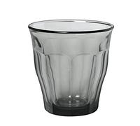 Duralex Set 4 Vasos Vidrio Templado 25 pilables, Pack Vasos Cocina Resistentes para Agua Zumo Refresco, Uso Diario, Colores Surtidos Colección Picardie