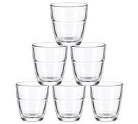 DURALEX | Set 6 Vasos de Chupito 90 ml Gigogne Transparente, Vasos Pequeños de Vidrio Resistente para Licor, Café y Degustación, Aptos Lavavajillas y Microondas, Hogar y Cocina