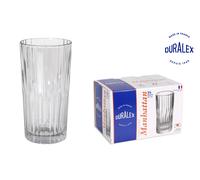 Duralex Set de 6 Vasos Manhattan Transparentes de 30.5cl