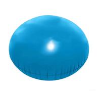 Durashmall Almohada inflable para piscina, protector circular de PVC para invierno, evita la acumulación de agua y hojas para piscinas redondas de 120 cm o 150 cm de diámetro, azul (150 cm + cuerda)