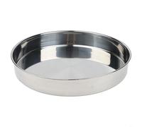 Durashmall Bandeja redonda de acero inoxidable para hornear pasteles en horno, sartén con acabado de espejo con liberación de alimentos, herramienta de cocina apta para lavavajillas, 16 cm a 34 cm