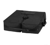 Durashmall Base de sombrilla pesada, bolsa de arena resistente al viento, bolsa de peso para patio, sombrillas voladizas y mástiles de bandera con diseño dividido, estabilidad fija, jardín al aire