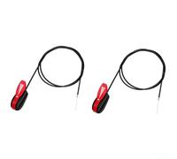 Durashmall Cable del acelerador para cortacésped, palanca de interruptor de control de 65 pulgadas para tractor de jardín, pieza de repuesto, funcionamiento suave, kit de fácil instalación (2 piezas)