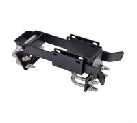 Durashmall Cerrojo de doble puerta de enlace de cadena resistente para marcos de tubos redondos de 1.375 pulgadas, candado de acero seguro, compatible con herrajes para puerta de valla para rancho