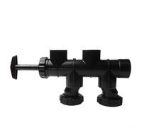 Durashmall Conjunto de válvula deslizante SP0410X502S de 2 vías para Hayward Micro-Clear DE Filtro de repuesto Pieza de repuesto Diseño de flujo eficiente Fácil operación Push-Pull Equipo de piscina