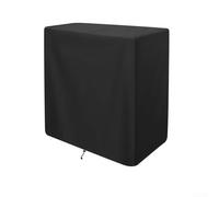 Durashmall Cubierta de cocina para interiores y exteriores, a prueba de polvo, impermeable, tela Oxford 210D, funda de protección para Step2, juego de juguetes para niños, con cordón, negro, 94 x 36 x