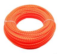 Durashmall Cuerda de corte de alambre de acero de 3.0 mm, cuerda de nailon resistente para cortacésped, repuesto de carrete de césped, accesorios de herramientas de jardín de larga duración (F)