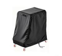 Durashmall Funda plegable en forma de L para silla impermeable, protector de marco de carrito de almacenamiento, resistente a los rayos UV, protector contra el polvo para jardín, patio, lluvia, nieve