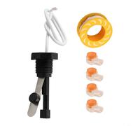 Durashmall Interruptor de flujo para Intellichor IC40 pieza de repuesto 520736, para celda generadora de clorador de sal IC15 IC20 IC60, incluye conexión de cable y kit de instalación para una fácil