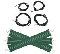 Durashmall Juego de correas elásticas de repuesto para silla reclinable de cuerda plegable de tela para jardín, tumbona, playa, terraza, sillas, muebles de exterior, piezas de reparación con 3 correas