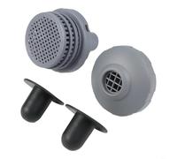 Durashmall Kit de conector de chorro de agua para piscina Intex sobre el suelo con boquilla de colador de 1.25 pulgadas y piezas de montaje para piscinas de la serie Easy Set para reemplazo de