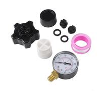 Durashmall Kit de medidor de presión de bomba de piscina y juego de tapa de drenaje para filtro de arena S180T S210T S244T S270T, repuesto para ECX270861 SX180LA SX180HG SPX1700FG con junta