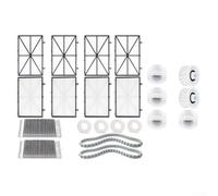 Durashmall Kit de panel de filtro y juego de panel de filtro ultra para Dolphin M200 M400 M500 DX6, incluye anillos de escalada, ruedas guía para una limpieza mejorada