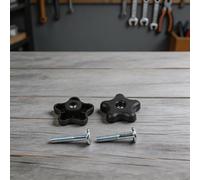 Durashmall Kit de pernos de mango en forma de ciruela, piezas de repuesto para cortacésped y soplador de nieve, para modelos 92-2260 106-4161 107-3844, perilla de agarre seguro y montaje de tornillo
