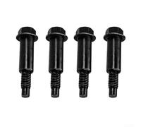 Durashmall Paquete de 4 tornillos para cubierta de cortacésped 590586 para serie 450E y modelo 11A-020W765 para Troy- TB110 TB200 20 piezas de repuesto de acero al carbono de alta calidad negro de