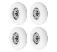Durashmall Polea de rodamiento tensor de rodillo 626Z, rueda de nailon de 30 mm OD 6 mm ID para piezas de cortacésped, muebles, puerta móvil, suave, bajo ruido, repuesto de 4 unidades