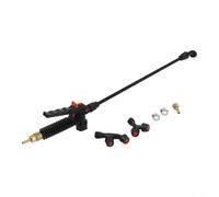 Durashmall Pulverizador manual para mochila con 3 boquillas, varita rociadora de jardín de 61 cm, para limpieza, tubo de fibra de vidrio resistente a los ácidos, púas de latón de 1/4 y 3/8 pulgadas