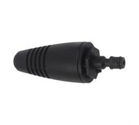 Durashmall Punta de boquilla giratoria para lavadora a presión lavado para limpiador de alta presión LAVOR Pieza de repuesto PA66+GF Material 130 Bar Max Negro
