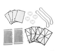 Durashmall Tune Up Kit de reconstrucción CC para Dolphin Plus Robotic Pool Cleaner con fino como se muestra Color Ultra Fine Filter Panels Cepillos Escalada Anillos y pistas Piezas de repuesto 6101641