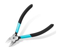 DURATECH Alicates de Corte al Ras 158mm de Acero Cr-V | Alicates de Corte con Muelle para Cortar Alambre, Alicates Electricista para Reparación, Electrónica y Joyería