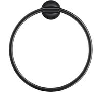 Duravit 9947 Starck T - Anillo de toalla, color negro mate, talla única