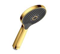 Duravit - Alcachofa de ducha, 3 chorros, MinusFlow, dorado UV0652017034