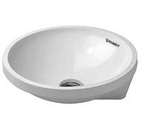 Duravit Architec lavabo 40x40 cm circular bajo encimera blanco brillante 0463400000