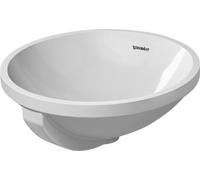 Duravit Architec lavabo 40x40 cm circular bajo encimera blanco brillante 0468400000