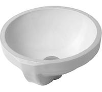 Duravit Architec - Lavabo con rebosadero, diámetro 33 cm, blanco 0319320000
