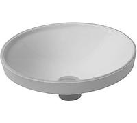Duravit Architec - Lavabo sin rebosadero, diámetro 38 cm, blanco 0319370000