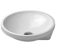 Duravit Architec - Lavabo sin rebosadero, diámetro 40 cm, blanco 0463400000