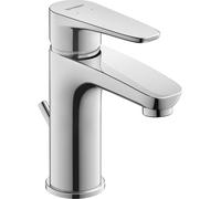 Duravit B.1 mezclador monomando de lavabo S, con juego de desagüe, proyección 101mm, B11010001010
