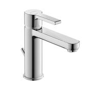 Duravit B.2 - Grifo monomando para lavabo con desagüe, MinusFlow, FreshStart, cromado. B21023001010