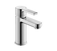 Duravit B.2 - Grifo monomando para lavabo, MinusFlow, FreshStart, cromado. B21013002010