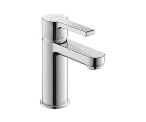 Duravit B.2 - Grifo monomando para lavabo, MinusFlow, FreshStart, cromado. B21013002010