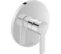 Duravit B.2 Mezclador monomando de ducha empotrado, roseta redonda, B24210010010