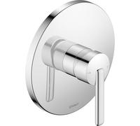 Duravit Balcoon - Grifo de ducha empotrable para 1 consumidor con válvula de desviación, mezclador monomando con sistema de mezcla de cerámica, cromado