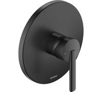Duravit Balcoon - Grifo de ducha empotrable para 1 consumidor con válvula de desviación, mezclador monomando con sistema de mezcla de cerámica, color negro mate