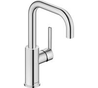 Duravit Balcoon Mezclador monomando de lavabo FreshStart y Minusflow, BA1100002010, Color: Cromo alto brillo