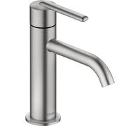 Duravit Balcoon Mezclador monomando de lavabo S FreshStart y Minusflow, BA1013002070, Color: acero inoxidable pulido