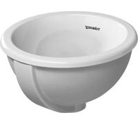 Duravit Bali lavabo 33.5x33.5 cm circular empotrado blanco brillante 0473340031