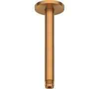 Duravit brazo de ducha conexión a techo, roseta redonda, 200mm, UV0670025004, Color: bronce cepillado