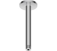 Duravit brazo de ducha conexión a techo, roseta redonda, 200mm, UV0670025010, Color: Cromo alto brillo
