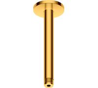 Duravit brazo de ducha conexión a techo, roseta redonda, 200mm, UV0670025034, Color: Oro pulido