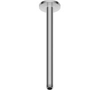 Duravit brazo de ducha conexión a techo, roseta redonda, 300mm, UV0670026010, Color: Cromo alto brillo