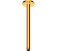Duravit brazo de ducha conexión a techo, roseta redonda, 300mm, UV0670026034, Color: Oro pulido