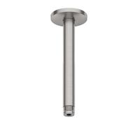 Duravit - Brazo de ducha de techo, 21 cm, acero inoxidable cepillado UV0670025070