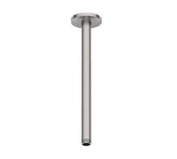 Duravit - Brazo de ducha de techo 30 cm, acero inoxidable cepillado UV0670026070