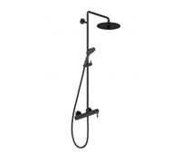 Duravit C.1 - Conjunto de ducha con grifo, negro mate C14280007046